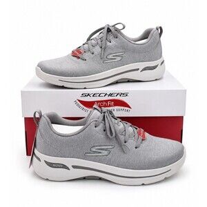 Skechers Go Walk Arch Fit Sneakers Women’s Gray Walking Shoes 124485 7.5
